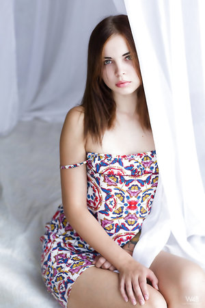 Dazzling tattooed teen captivates with her beauty and a perfect pussy