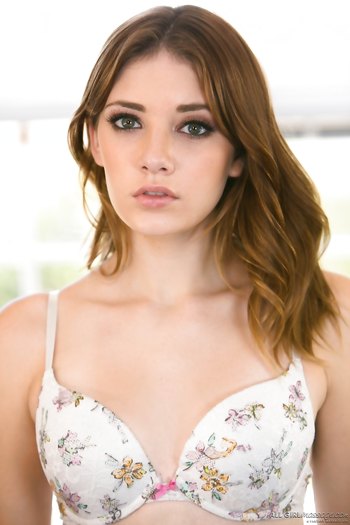 Ash-blonde Honey Lena Anderson Removing Undergarments Posing Bare And Displaying Her Sexy Curves