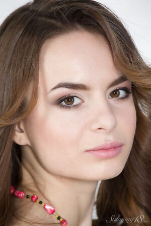 Euro teen Amy aka Debora Alta shows her medium tits and amazing tight body