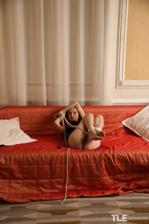 Tied vixen Mary Lane cumming all over her lengthy fuck toys